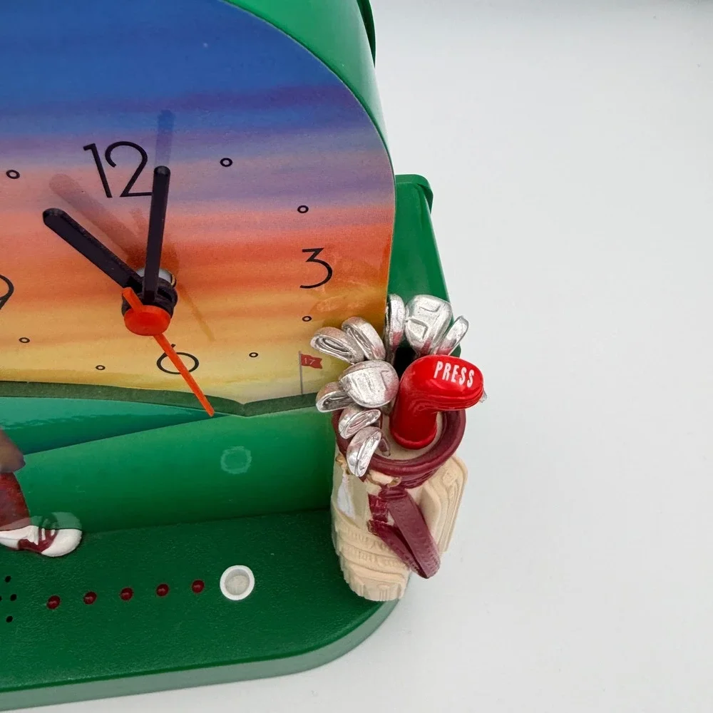 Fun-Damental Too The Original Golf Clock Animated Talking Novelty Alarm Clock